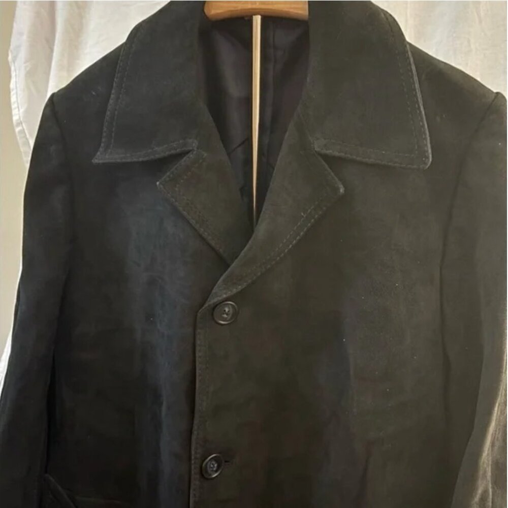 Men's Italian Vintage Suede Overcoat from Bonwit Teller